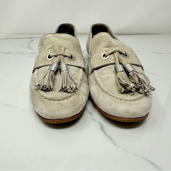 Bass Audrey Suede Tasseled Loafers- Size 6.5 - Picture 2 of 13